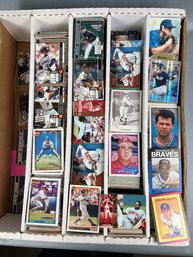 18.5x15 Box Of Baseball Cards Including 2002 Mlb Showdown Cards, 95 Pinnacle Gold, 96 Score Artist Proof.
