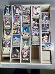 15x18.5 Box Of 1991 Leaf Baseball Cards.