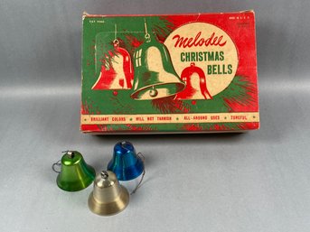 Melodee Metal Christmas Bells With Original Box - Criterion Product, NY