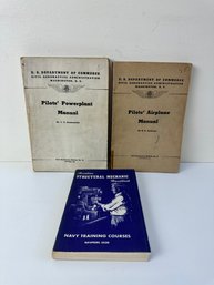 Lot Of Three Pilot Manuals