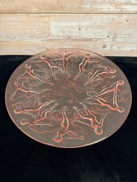 Pink Depression Glass Plate *Local Pick Up Only*