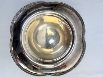 Regis Silver Plate Serving Bowl.