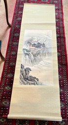 Temple Mountain Scene Scroll