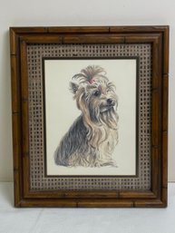 VINTAGE LINDA PICKENS ART PRINT FRAMED