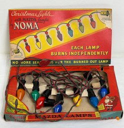 Vintage Noma Colored Christmas Lights