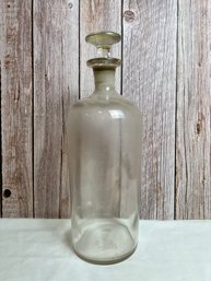 Tall Vintage Bottle With Glass Stopper *Local Pick-Up Only*