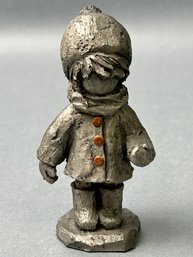 Hudson Pewter Little Girl Figurine