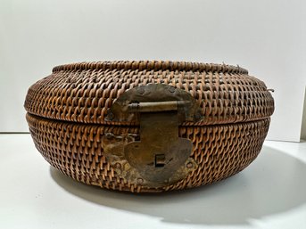 Antique Sewing Basket