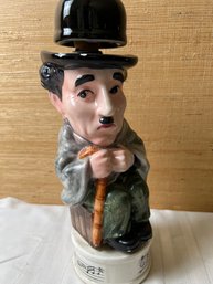 Vintage Musical Ceramic Charlie Chaplin Liquor Container Plays How Drunk I Am.  *LOCAL PICKUP ONLY - NO SHIPPI