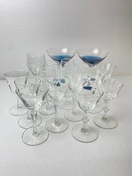 18 Piece Mismatched Stemware Lot