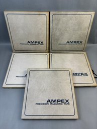 Ampex 407 Metal Reel Lot Of 5