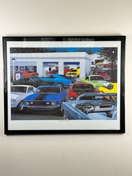 2001 Dave Snyder Signed Print Brad And Lees Ford Parts
