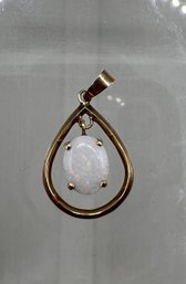 14K Pendant With Opal