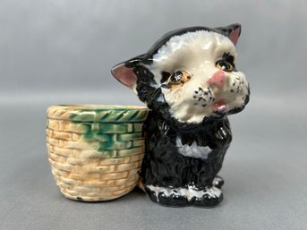 Made In Occupied Japan Kitty Planter