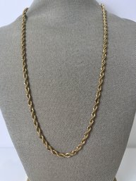 Gold Tone Necklace.