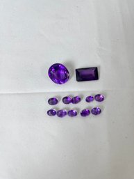 12 Amethysts.