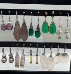 10 Pairs Of Pierced Earrings