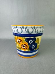 Italian Hand Painted Planter