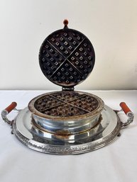Antique General Electric Waffle Maker.