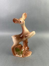 Vintage Jumping Deer Figure