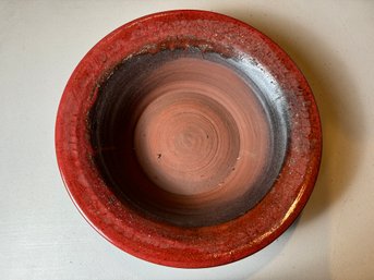 Large Red Ceramic Planter