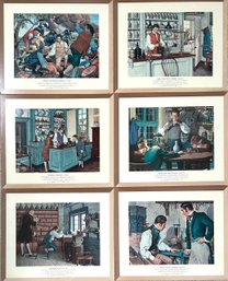 Vintage Set Of 6 Robert Thom Prints In Original Shipping Sleeve *Local Pick-Up Only*