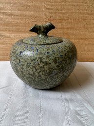 Glazed Pottery Lidded Pot *LOCAL PICKUP ONLY - NO SHIPPING*