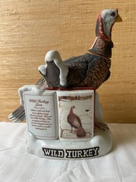 Vintage Wild Turkey Ceramic Bottle Depicting A Wild Turkey. *LOCAL PICKUP ONLY - NO SHIPPING*