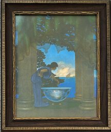 Vintage Maxfield Parrish Print In Beautiful Frame *Local Pick-Up Only*