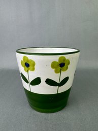 Italian Hand Painted Planter -4.5 Inches Tall