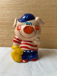 Vintage Baseball Themed Piggy Bank *LOCAL PICKUP ONLY - NO SHIPPING*