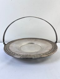 New Amsterdam Silver Plate Handled Hor D Oeuvre Server.