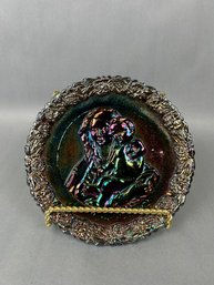 Fenton 1972 Mothers Day Carnival Glass Plate