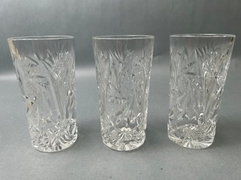 Vintage Crystal Drinking Glasses