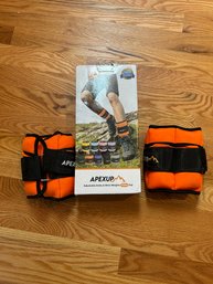 Apexup Adjustable Ankle & Wrist Weights - 10lbs