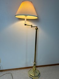 Vintage Gold Adjustable Floor Lamp *Local Pick-Up Only*