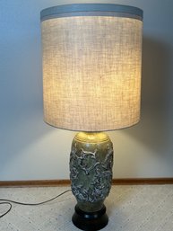Vintage Large Ceramic Tassle Table Lamp *Local Pick-Up Only*