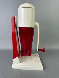 MCM Dazey Red Rocket Ice Crusher Model 160 With Original Stand