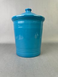 Fiesta Aquamarine 7 Inch Canister With Lid - USA