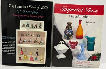 2 'The Collector's Book Of Bells' &  'Imperial Glass' Collector Book