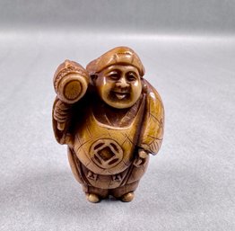 Small Brown Stone Monk