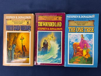 Lot Of 3 Stephen R Donaldson Thomas Covenant Books