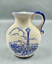 Small Seattle Space Needle Pitcher
