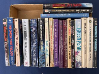 Lot Of 20 Sci-fi Books, Jack Varley, Jack Vance.