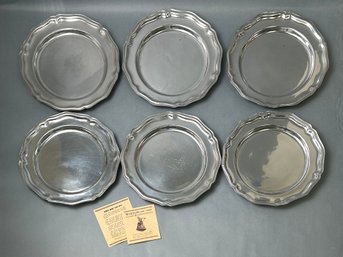 Vintage Wilton Pewter Plates