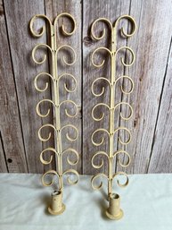 Painted Iron Candle Wall Sconces *Local Pick-Up Only*