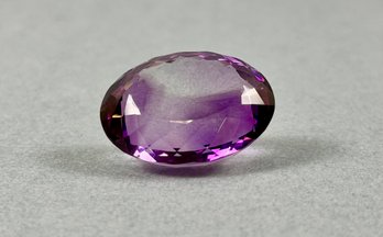 Oval Faceted 99.25 Cts Amethyst