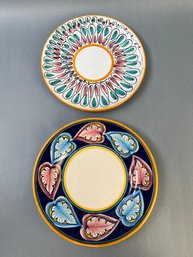 Made In Italy 2 Ceramic Plates.