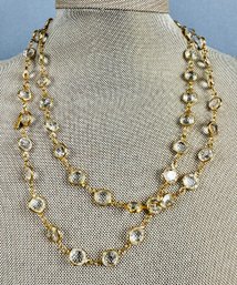 Swarovski Goldtone Crystal Necklace