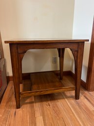 Mission Style Wood Rectangular Side Table (#2)